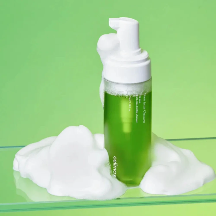 Celimax - The Real Noni Acne Bubble Cleanser - Pianka do Oczyszczania Twarzy - 155ml aranżacja