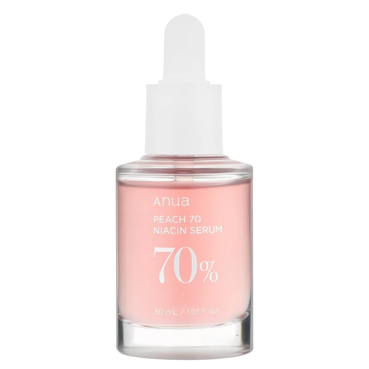 Anua - Peach 70 Niacin Serum - Serum Rozjaśniające z 70% Wodą Brzoskwiniową - 30ml