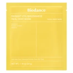 Biodance - Radiant Vita Niacinamide Real Deep Mask - Rozświetlająca Maska do Twarzy - 1szt/34g