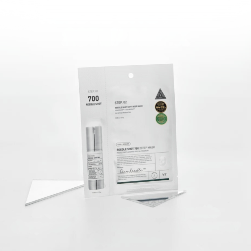 VT Cosmetics - Reedle Shot 700 2Step Mask - Ujędrniająca Maska do Twarzy w Płachcie - 1,5g+25g aranżacja