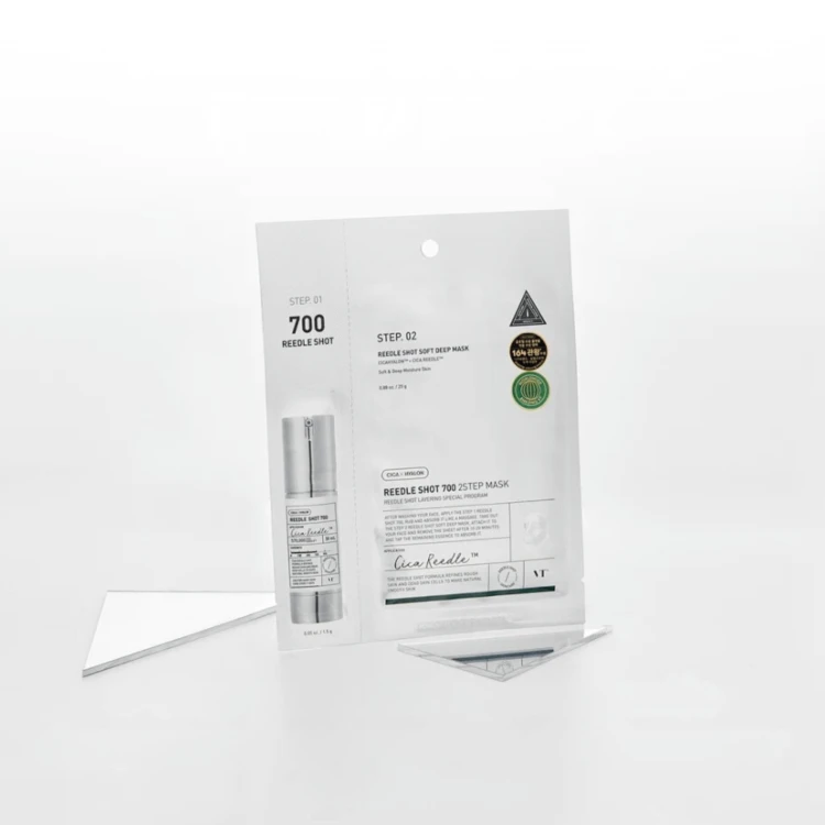 VT Cosmetics - Reedle Shot 700 2Step Mask - Ujędrniająca Maska do Twarzy w Płachcie - 1,5g+25g aranżacja