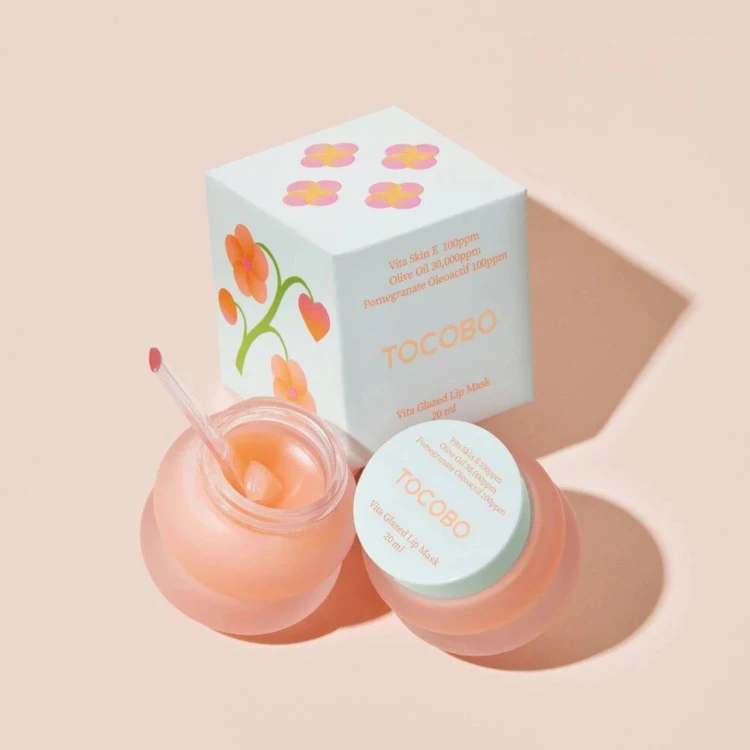 Tocobo Vita Glazed Lip Mask - Nawilżająco Regenerująca Maseczka do Ust - 20ml w aranżacji