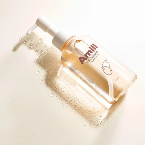 Amill Super Grain Cleansing Oil - Olejek oczyszczający do twarzy - 125 ml - w aranżacji