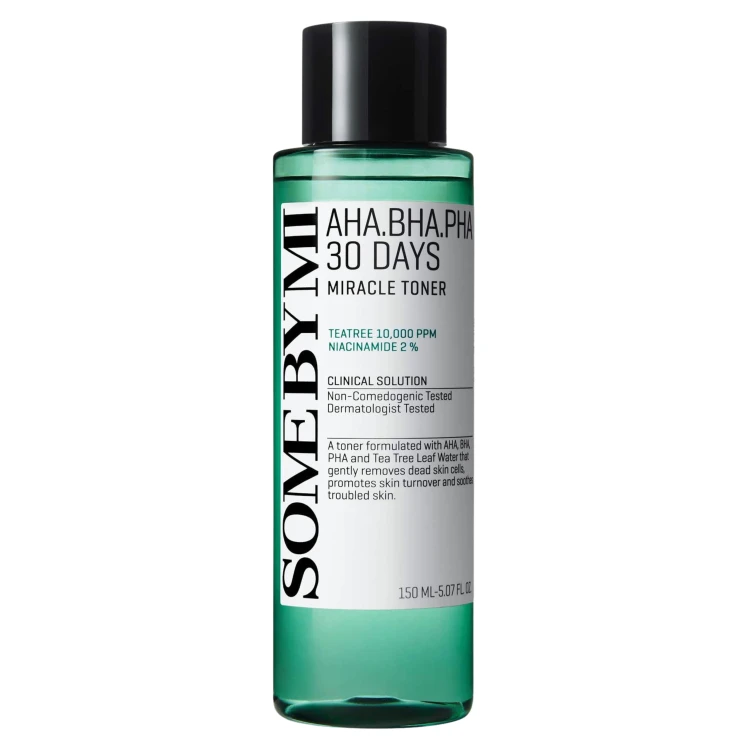 SomeByMi - AHA BHA PHA 30 Days Miracle Toner - Tonik Oczyszczający z Kwasami AHA BHA PHA - 150ml