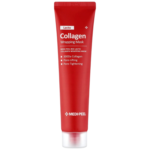 Medi-Peel - Red Lacto Collagen Wrapping Mask - Regenerująca maseczka przeciwstarzeniowa do twarzy z kolagenem - 70ml