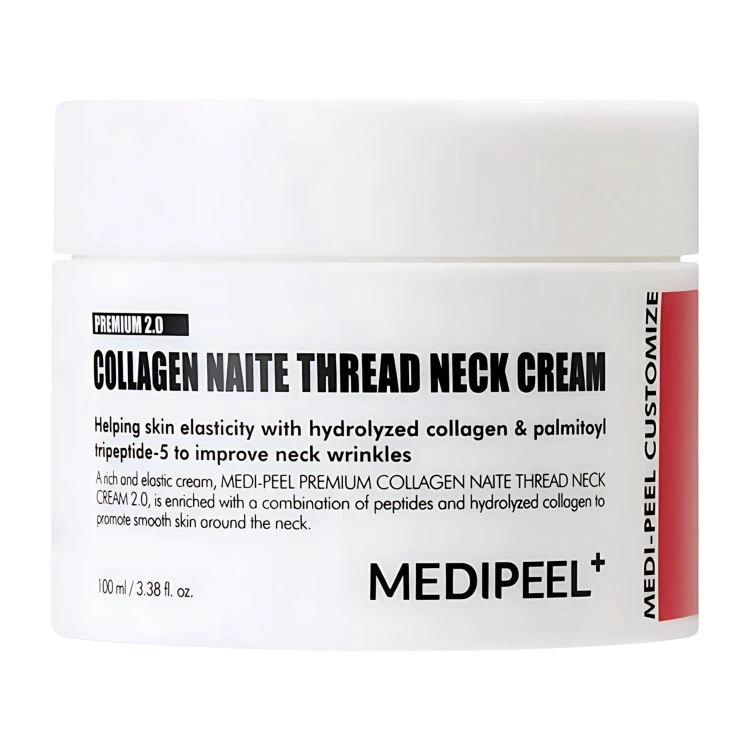 Medi-Peel Premium Collagen Naite Thread Neck Cream 2.0 - Kolagenowy Krem na szyję i dekolt - 100ml