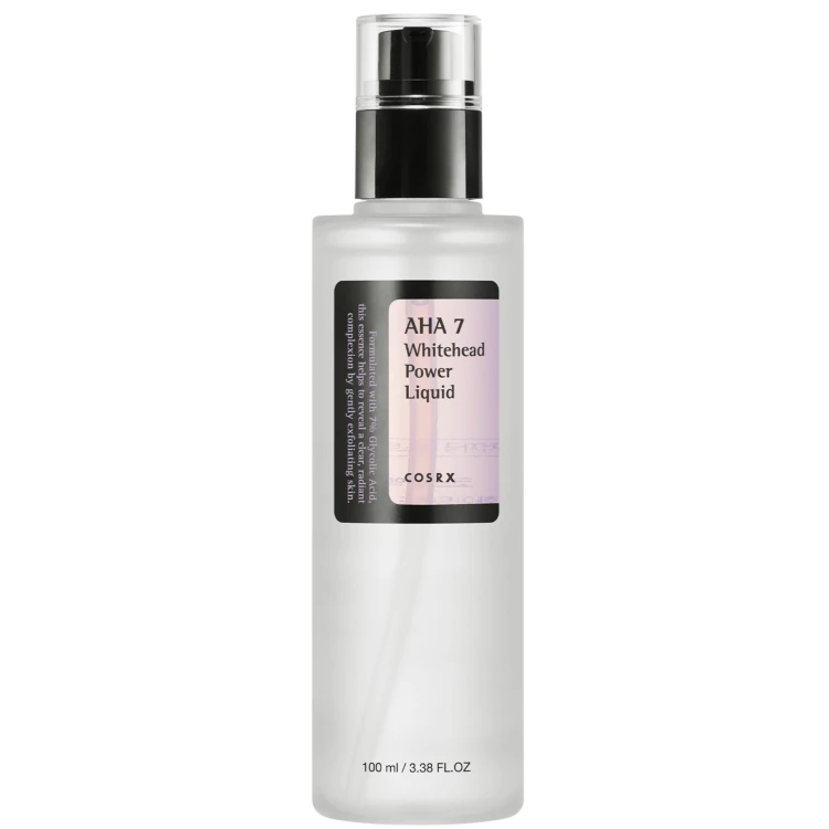 Cosrx - AHA 7 Whitehead Power Liquid - Liquid Płyn złuszczający z naturalnym kwasem AHA przeciw zaskórnikom - 100ml