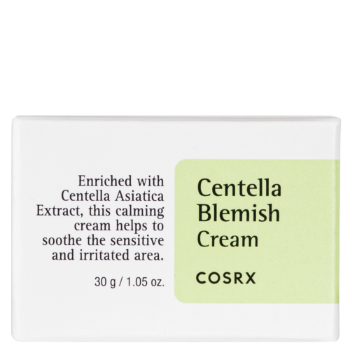 COSRX - Centella Blemish Cream - Krem łagodzący do cery problematycznej - 30ml opakowanie