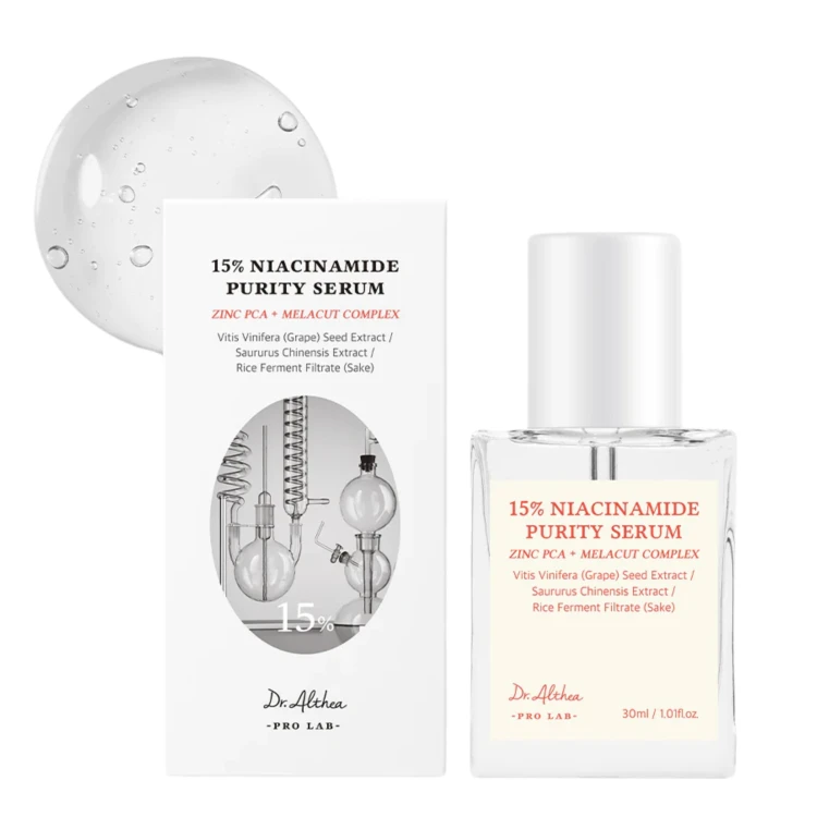 Dr. Althea - 15% Niacinamide Purity Serum - Serum z Niacynamidem - 30ml z opakowaniem