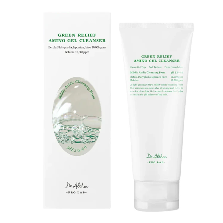 Dr. Althea - Green Relief Amino Gel Cleanser - Delikatny Żel do Mycia Twarzy - 100ml opakowanie