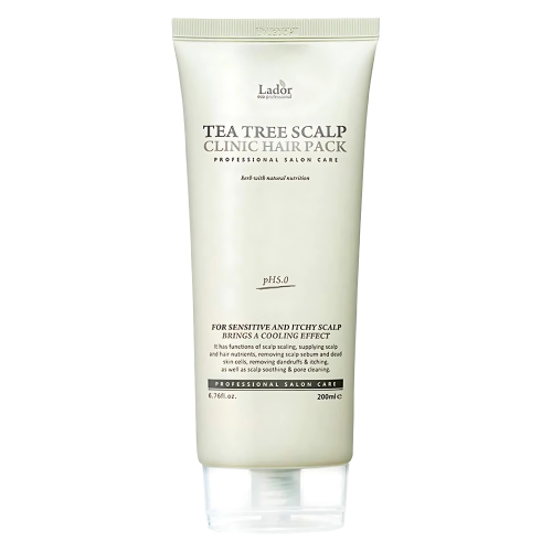 La'dor - Tea Tree Scalp Clinic Hair Pack - Oczyszczająca Maska do Skóry Głowy - 200ml