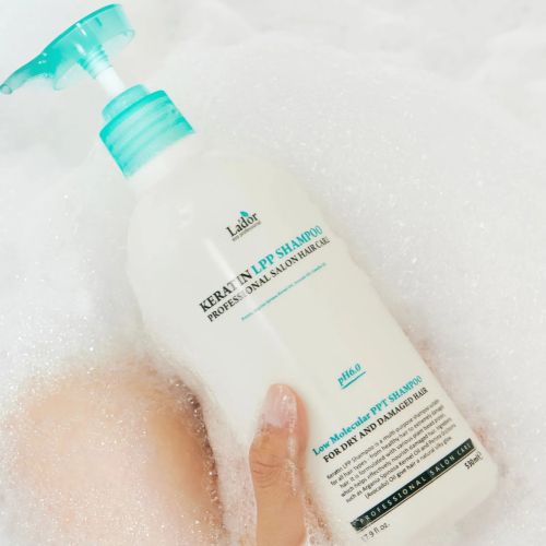 La'dor - Keratin Lpp Shampoo - Wygładzający, Keratynowy Szampon do Włosów z Jedwabiem - 530ml w aranżacji