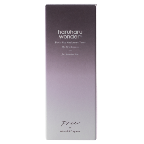 Haruharu Wonder - Black Rice Hyaluronic Toner Free - Bezzapachowy Tonik Nawilżający do Twarzy z Fermentem Ryżowym - 150ml opakowanie