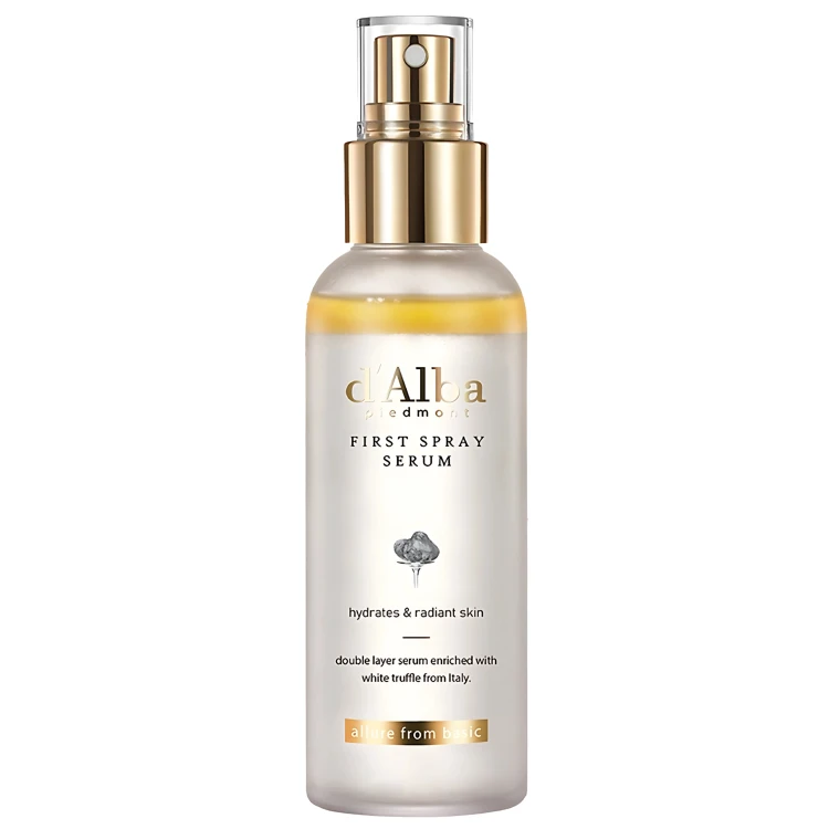 d'Alba - White Truffle First Spray Serum - Rozświetlająco-Nawilżajace Serum do Twarzy w Mgiełce - 100ml