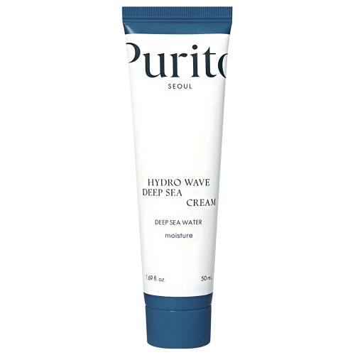 Purito Seoul - Hydro Wave Deep Sea Cream - Głęboko Nawilżający Krem na Bazie Wody Morskiej - 50ml