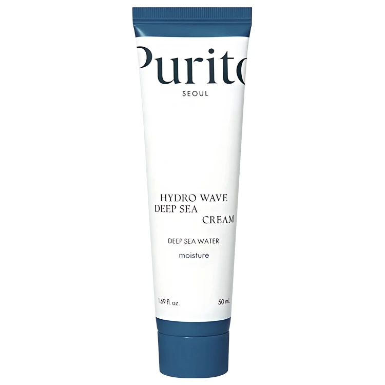 Purito Seoul - Hydro Wave Deep Sea Cream - Głęboko Nawilżający Krem na Bazie Wody Morskiej - 50ml
