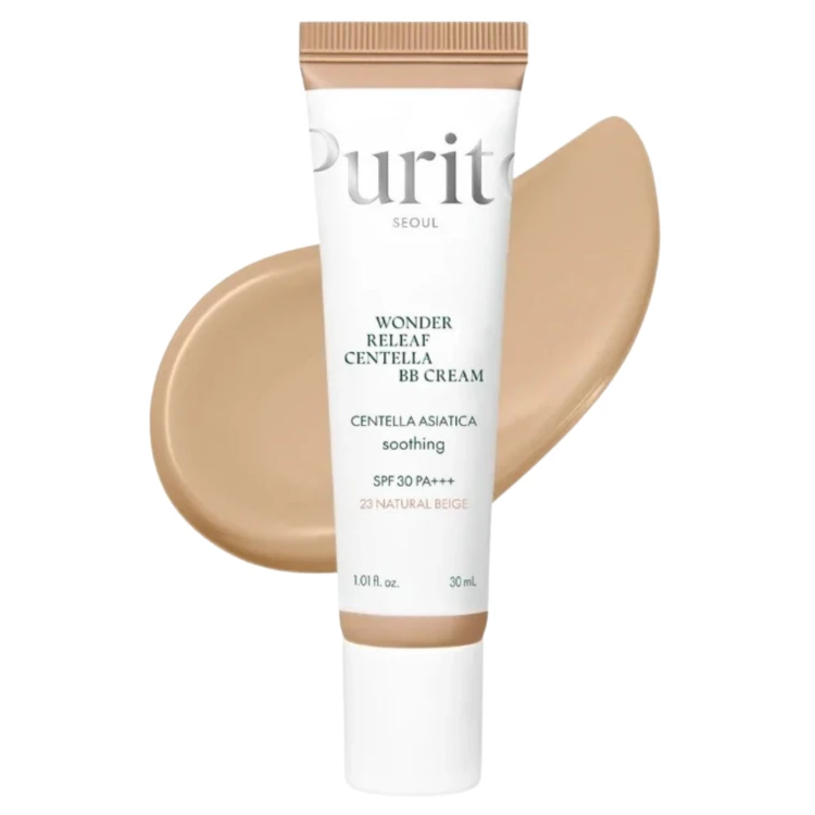 PURITO Cica Clearing BB Cream #23 Natural Beige - Krem BB do twarzy - Naturalny beż - 30ml