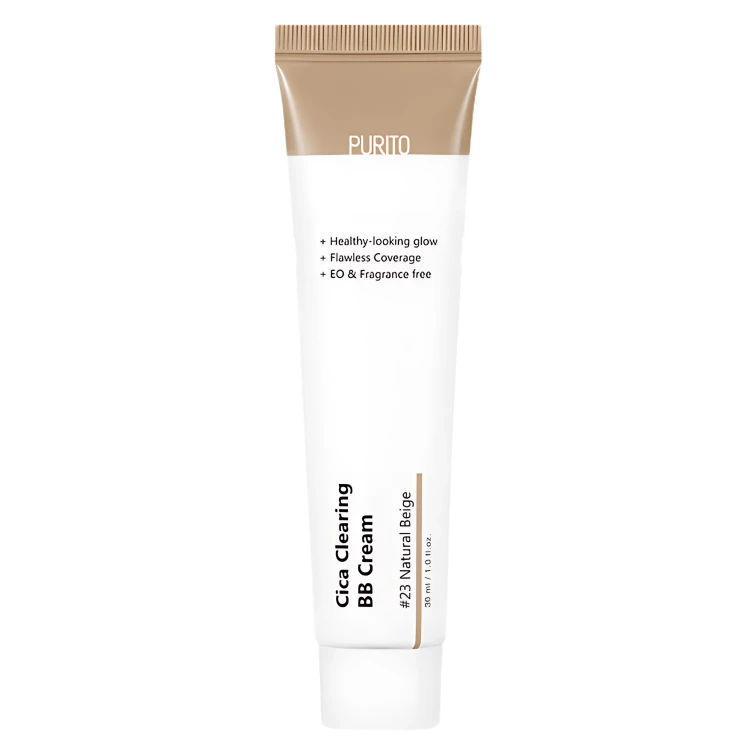 PURITO Cica Clearing BB Cream #23 Natural Beige - Krem BB do twarzy - Naturalny beż - 30ml stare opakowanie