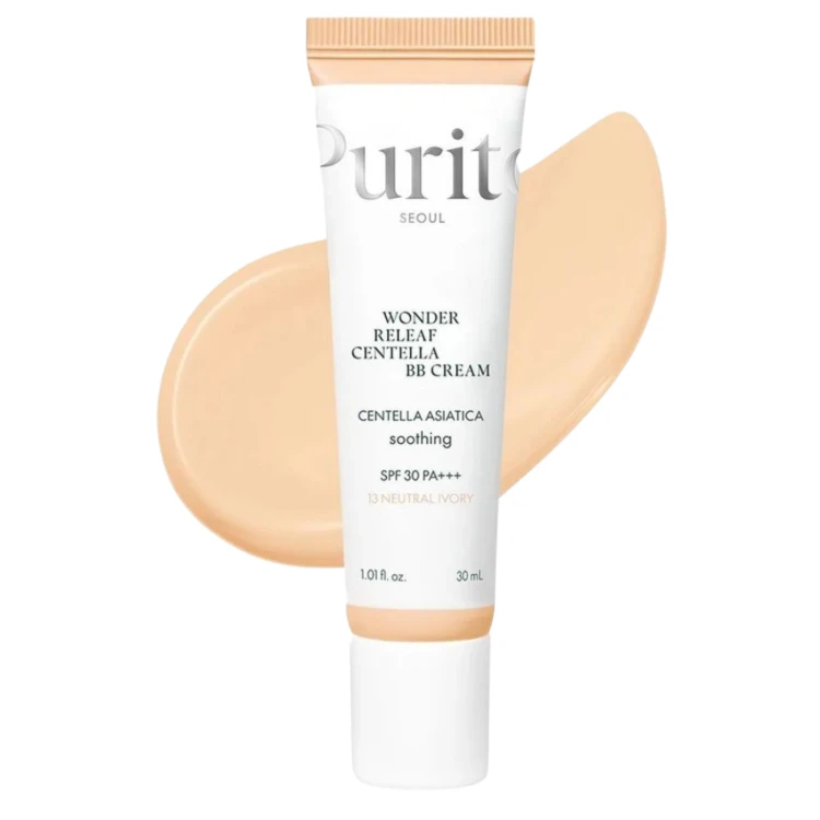 PURITO Cica Clearing BB Cream #13 Neutral Ivory - Krem BB do twarzy - Neutralna kość słoniowa - 30ml