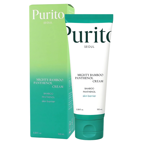 PURITO Mighty Bamboo Panthenol Cream - Regenerujący krem z pantenolem - 100ml z opakowaniem