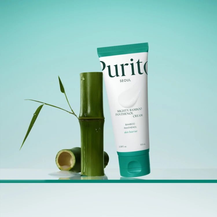 PURITO Mighty Bamboo Panthenol Cream - Regenerujący krem z pantenolem - 100ml w aranżacji
