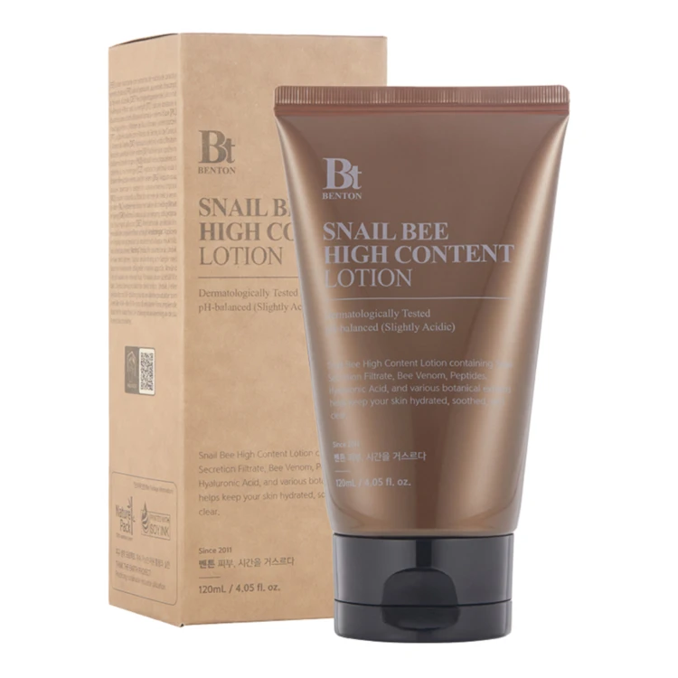 BENTON Snail Bee High Content Lotion - Balsam do twarzy ze śluzu ślimaka - 120ml