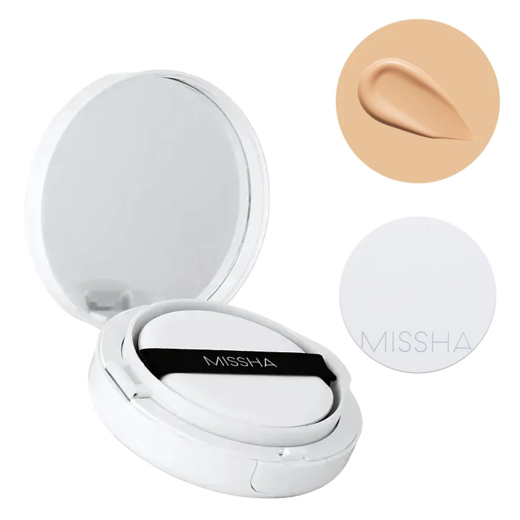 Missha - Magic Cushion Moist Up - SPF50+/PA+++ - Podkład do Twarzy w Kompakcie - #23 Natural Beige - 15g z odcieniem
