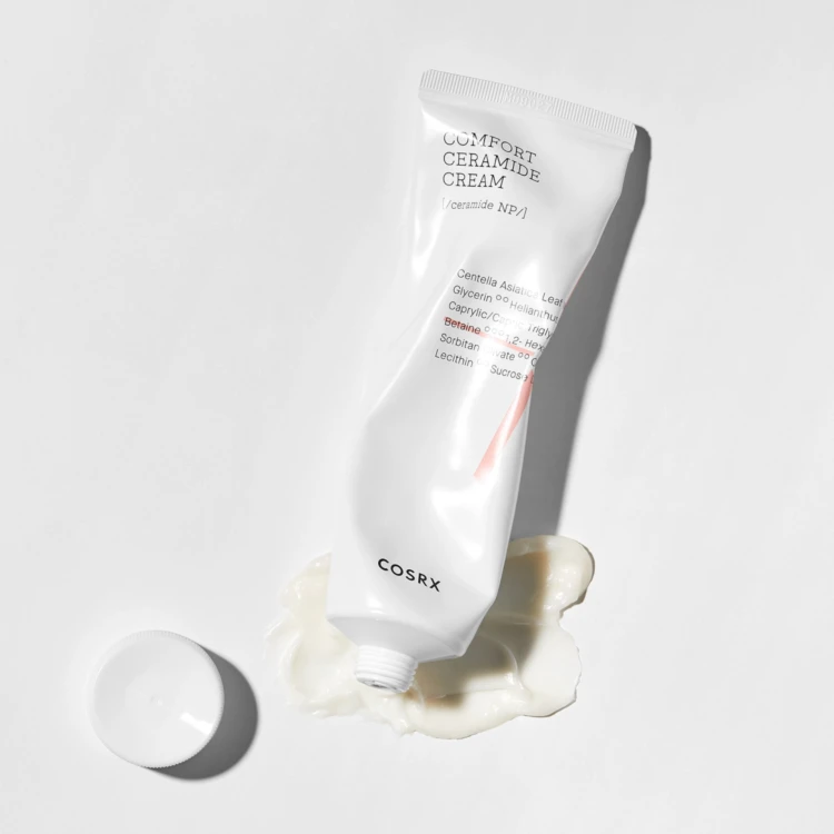 COSRX - Balancium Comfort Ceramide Cream - Kojący krem z ceramidami - 80g w aranżacji