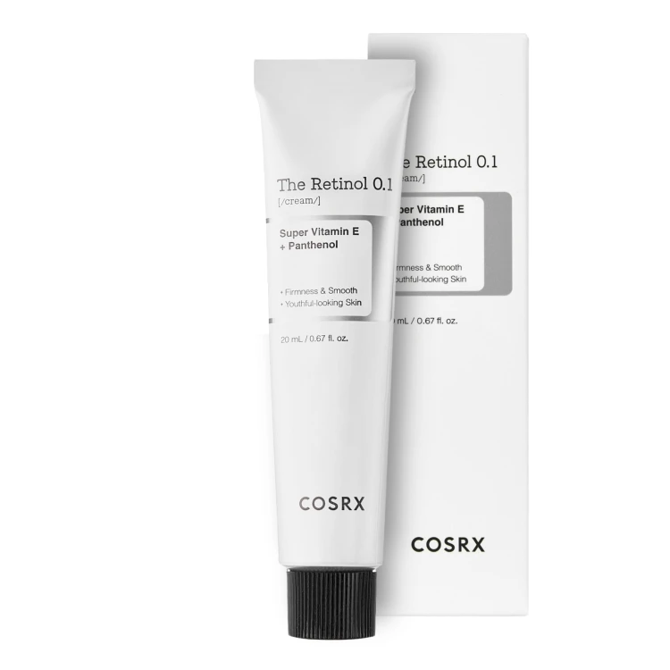 COSRX - The Retinol 0.1 Cream - Krem z Retinolem - 20ml z opakowaniem