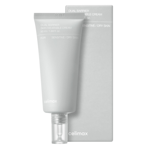 Celimax - Dual Barrier Skin Wearable Cream - Lekki Krem do Twarzy z Ceramidami - 50ml z opakowaniem