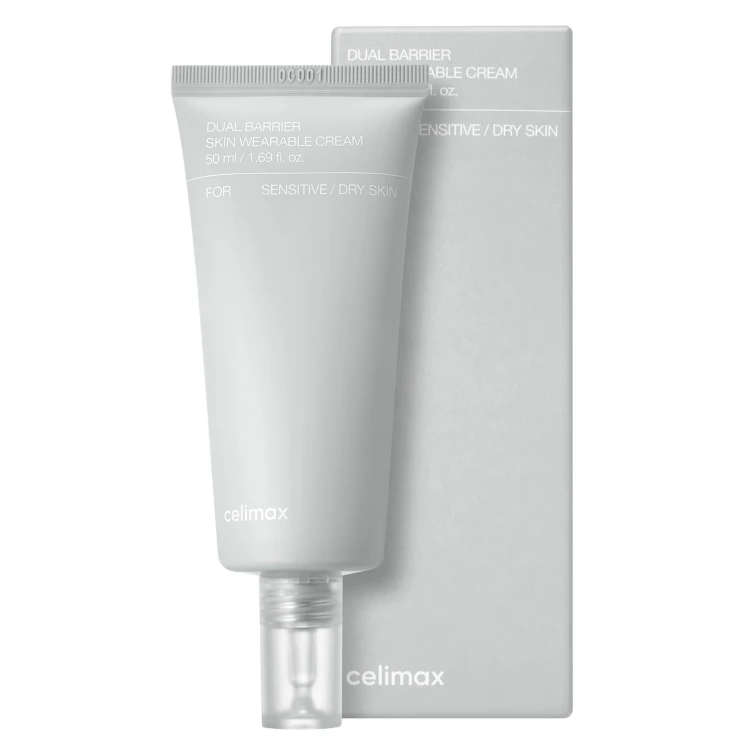Celimax - Dual Barrier Skin Wearable Cream - Lekki Krem do Twarzy z Ceramidami - 50ml z opakowaniem