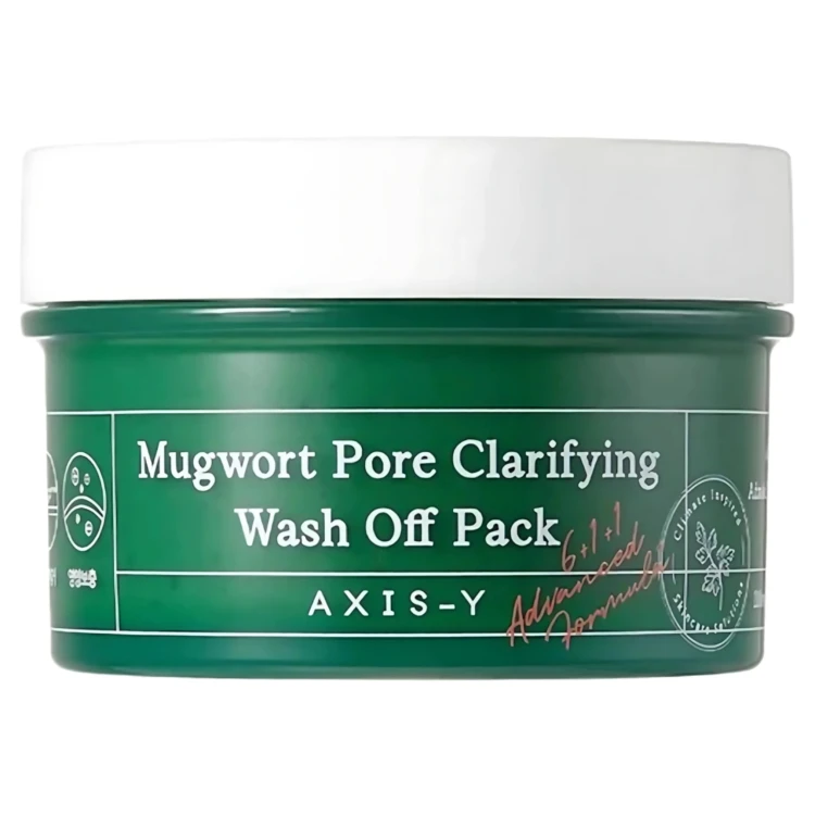 Axis-y - Mugwort Pore Clarifying Wash Off Pack - Oczyszczająca Maska do Twarzy z Bylicą - 100ml