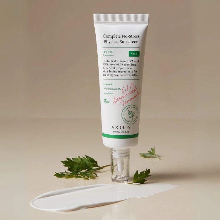 w aranżacji Axis-y - Complete No-Stress Physical Sunscreen SPF50+/PA++++ - Krem z Filtrami Fizycznymi - 50ml