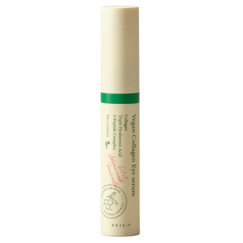 AXIS-Y - Vegan Collagen Eye Serum - kolagenowe serum pod oczy z aplikatorem chłodzącym - 10ml opakowanie