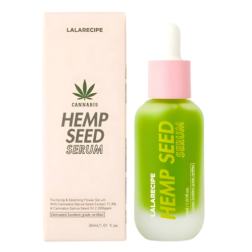 LalaRecipe - Hempseed Serum - Łagodzące Serum do Twarzy z Ekstraktem z Nasion Konopii - 30ml