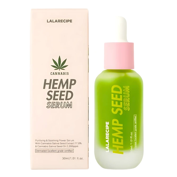 LalaRecipe - Hempseed Serum - Łagodzące Serum do Twarzy z Ekstraktem z Nasion Konopii - 30ml