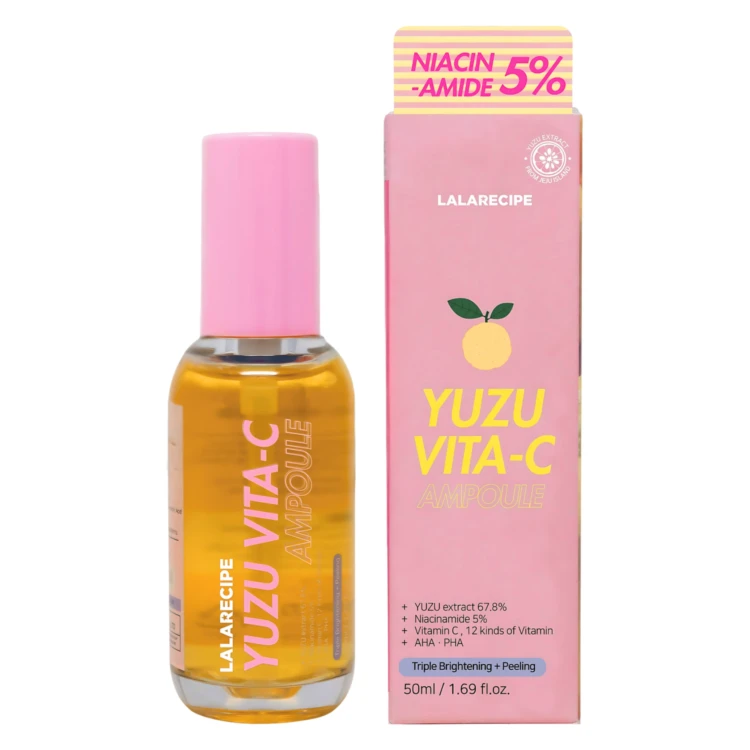 LalaRecipe - Yuzu Vita C Ampoule - Rozświetlająca Ampułka z Witaminą C - 50ml
