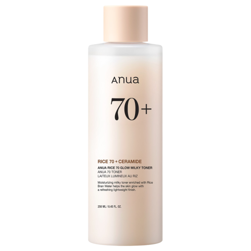 Anua - Rice 70 Glow Milky Toner - Nawilżający Tonik Ryżowy do Twarzy - 250ml