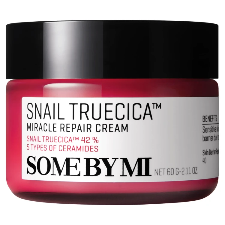 SomeByMi - Snail Truecica Miracle Repair Cream - Krem Rewitalizujący ze Śluzem Ślimaka - 60ml
