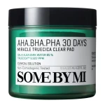 SomeByMi - AHA BHA PHA 30 Days Miracle Truecica Clear Pad - Złuszczające Płatki do Cery Problematycznej - 70szt