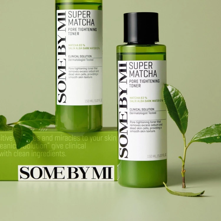 SomeByMi - Super Matcha Pore Tightening Toner - Nawilżająco-Oczyszczający Tonik - 150ml w aranżacji