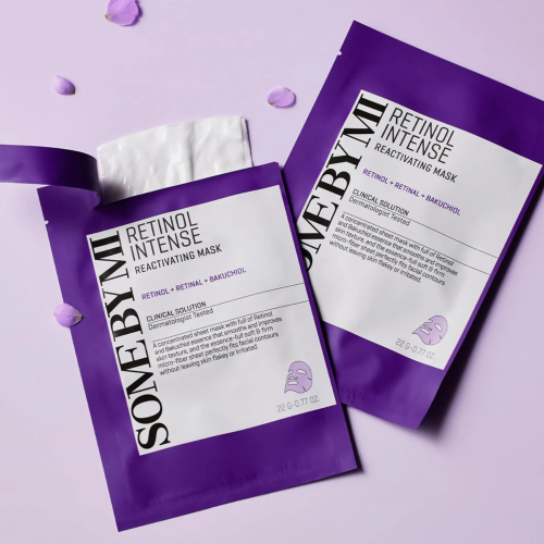 SomeByMi - Retinol Intense Reactivating Mask - Przeciwstarzeniowa Maska w Płachcie - 22g w aranżacji