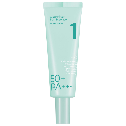 Numbuzin - No.1 Clear Filter Sun Essence SPF50+ PA++++ - Rozświetlająca Esencja z Filtrem - 50ml