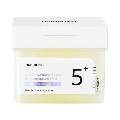 Numbuzin - No.5 Vitamin - Niacinamide Concentrated Pad - Płatki z Niacynamidem do Twarzy - 180ml/70szt