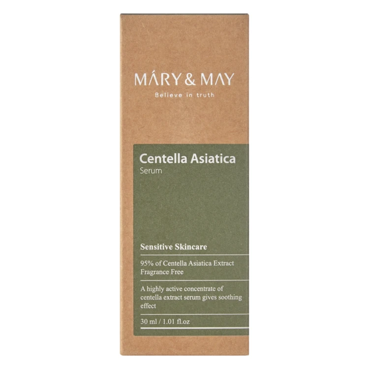 Mary &amp; May - Centella Asiatica Serum - Serum do Twarzy z Wąkrotą Azjatycką - 30ml opakowanie