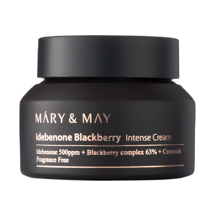 Mary&amp;May - Idebenone Blackberry Intense Cream - Przeciwzmarszczkowy Krem z Idebenonem - 70g