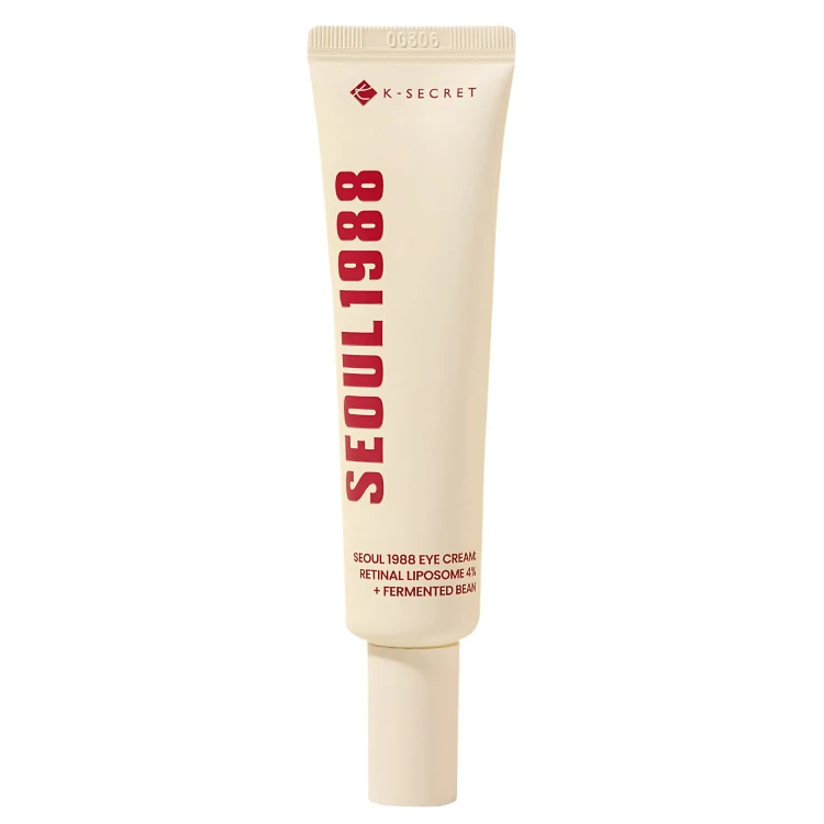 K-SECRET - SEOUL 1988 Eye Cream : Retinal Liposome 4% + Fermented Bean - Ujędrniający Krem pod oczy z Retinalem - 30ml