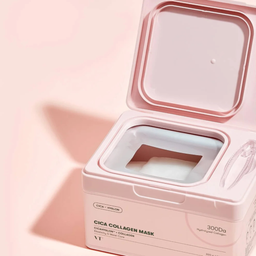 VT Cosmetics - CICA Collagen Mask - Zestaw Ujędrniających Masek do Twarzy w Płachcie - 30szt w aranżacji