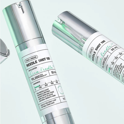 VT Cosmetics - Reedle Shot 100 - Mikroigłowy Booster do Twarzy Poprawiający Teksturę Skóry - 50ml w aranżacji