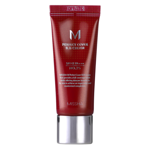 Missha - M Perfect Cover BB Cream SPF42/PA+++ - Kryjący Krem BB - No.25 Warm Beige - 20ml